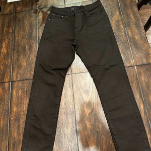 Express black slim athletic jeans 28/30